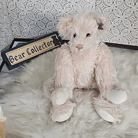 Vintage Annette Funicello mohair jointed plush stuffed Teddy Bear fuzzy 18-in - Picture 12 of 12